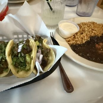 Cactus Flower Cafe(3425 N 12th Ave) signature dishes Dinner TacosMexican SaladChimichanga
